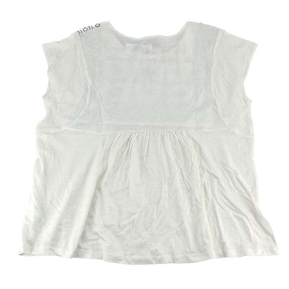 Ella Moss | Women's Short Sleeve T-Shirt | White | Size XXL - Picture 2 of 2